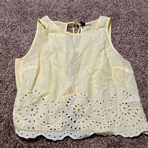 Yellow Lace Top